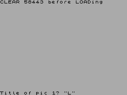 Running screen