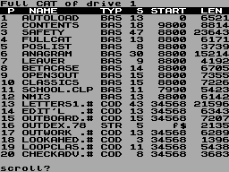 Running screen
