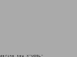 Running screen