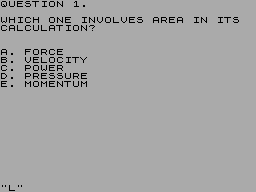 Running screen