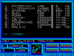 Running screen