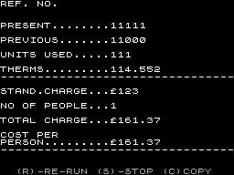 Running screen