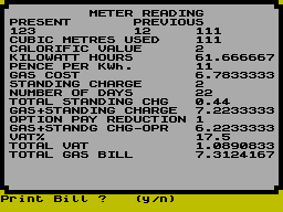 Running screen