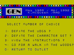 Running screen