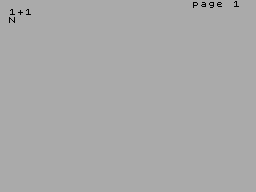 Running screen