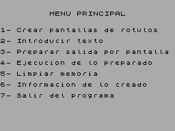 Running screen