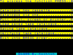 Running screen