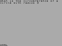 Running screen