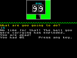 Running screen