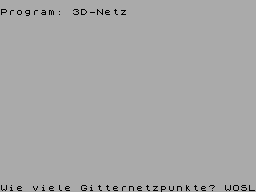 Running screen