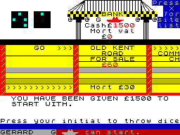 Running screen