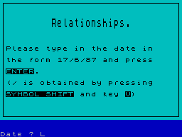 Running screen