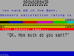 Running screen