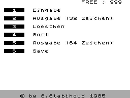 Running screen