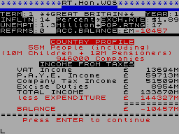 Running screen