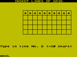 Running screen