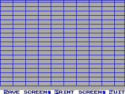 Running screen