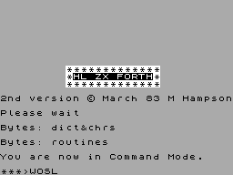 Running screen