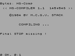 Running screen