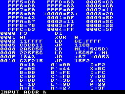 Running screen