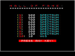 Running screen