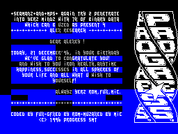 Running screen