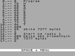 Running screen