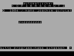 Running screen