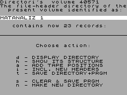 Running screen