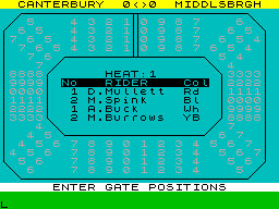 Running screen