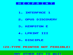 Running screen