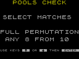Running screen