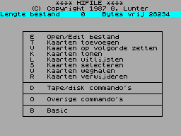 Running screen