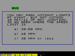 Running screen