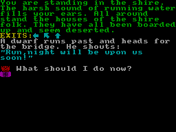 Running screen