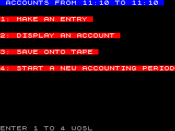 Running screen