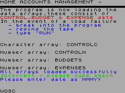 Running screen