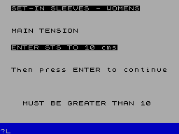 Running screen