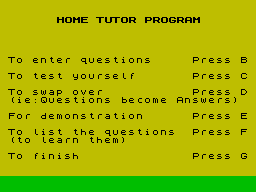 Running screen