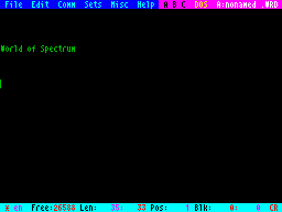 Running screen