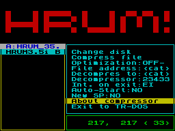 Running screen
