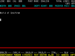 Running screen
