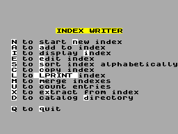 Running screen