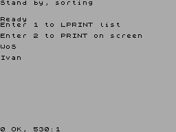 Running screen