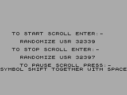 Running screen