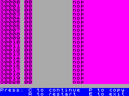 Running screen