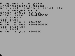 Running screen