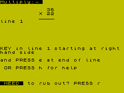 Running screen