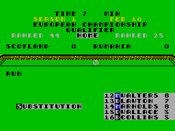 Running screen