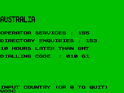 Running screen